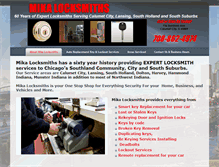 Tablet Screenshot of mikalocksmiths.com